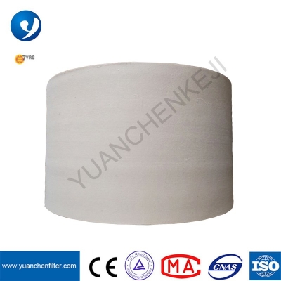 يوانشن تخصيص 800gsm 900gsm العلاج PTFE الألياف PTFE إبرة القماش مرشح